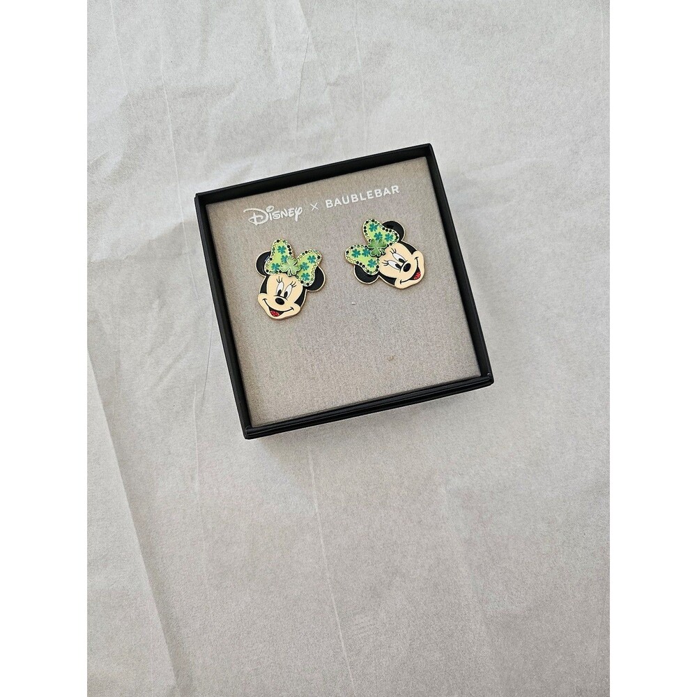 minnie mouse baublebar earrings